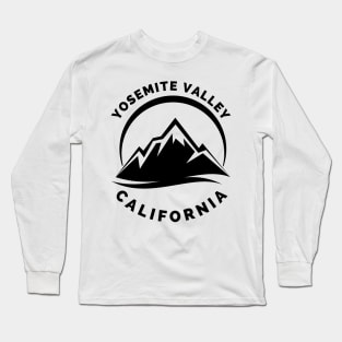 Yosemite Valley Ski Snowboard Mountain California Yosemite - Yosemite Valley California - Travel Long Sleeve T-Shirt